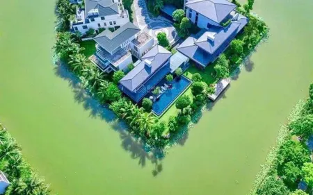 Biệt thự rừng rẽ quạtsuất ngoại giao giá tốt thanh toán linh hoạt villa đơn lập mặt tiền sông