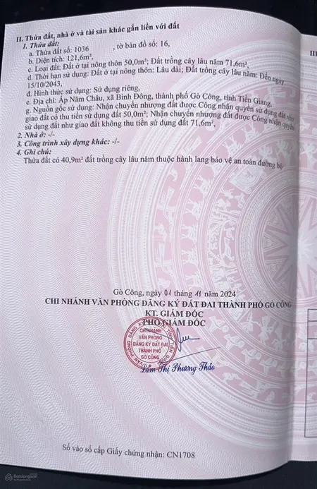 Lô góc 2 thửa đất liền kề gần quốc lộ