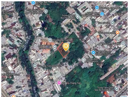 Bán đất 1233.5m² ngang 30m giá 14.8 tỷ Phường Long Xuyên