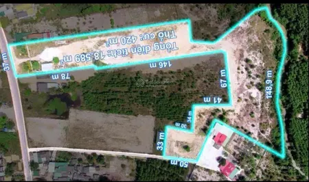 Cần bán 18.589 m2 mặt tiền ql 55 cực đẹp, giá siêu tốt chỉ 1,6triệu/m2 0933 566 ***