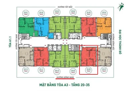 Chính chủ tôi bán căn 08 tòa a2