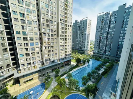 Sổ hồng sang nhượng căn góc 69m2 2pn 2wc. view hồ bơi đón gió mát. sẵn gói nội thất 0899 996 ***