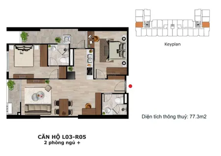 Đón nắng chiều ấm áp, căn hộ view toàn cảnh đô thị hướng tây nam