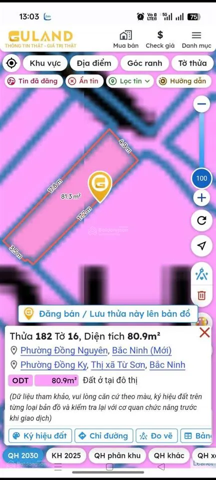 Cần bán gấp mảnh đất vuông vắn gần đường ô tô gần chợ trường học xung quanh đây đủ tiện ích