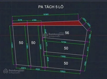 Đất đầu tư chia lô phúc lợi.giang biên,dt277m.4x tỷ