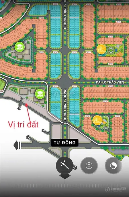 Lô áp lô góc đất dịch vụ di trạch khu 16.32ha hoài đức