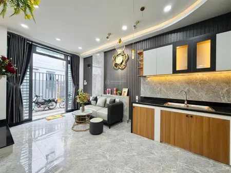 Bán nhà 2 mặt tiền hẻm thông thoáng. đúc 1 trệt 2 lẩu. nhà mới. đường số 27 p6 gv.ngay chợ an nhơn