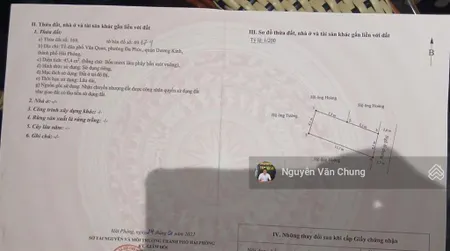 Bán lô đất 45,4m2 mặt ngõ 3m tại vân quan hưng đạo ( đa phúc dương kinh cũ ) giá chỉ 1,1x tỷ
