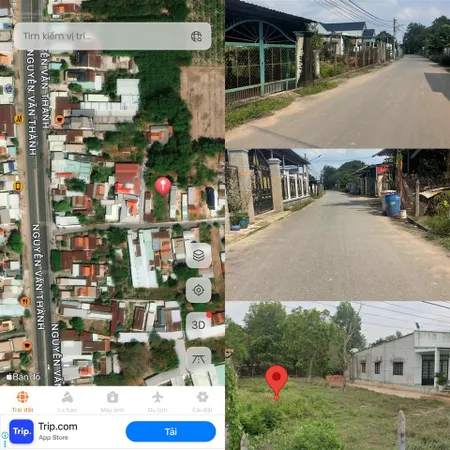 Đất đường nhựa cách ngã tư hoà lợi và đường đt741