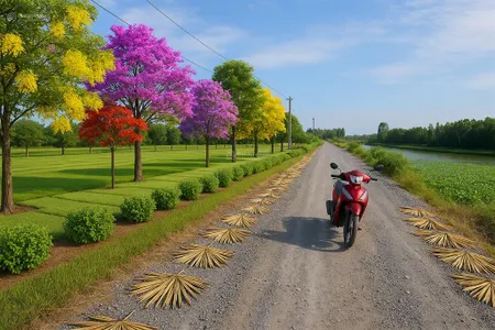 Bán đất thổ cư bình hiệp view sông đường 8m