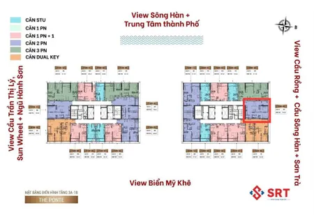 Ôm trọn cầu rồng phun lửa và sông hàn, căn hộ 2pn tầng 23 chỉ 100tr/m2, em na 0932 509 *** hỗ trợ