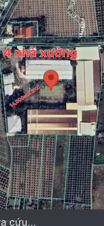 Bán xưởng 1,4ha, đất skc, 2mt 827, xã bình tâm, tptân an, long an