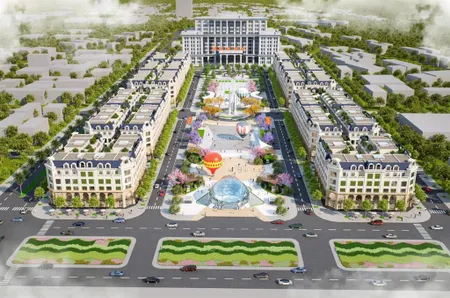 Shophouse phố đi bộ thái nguyên taseco land central square thái nguyên