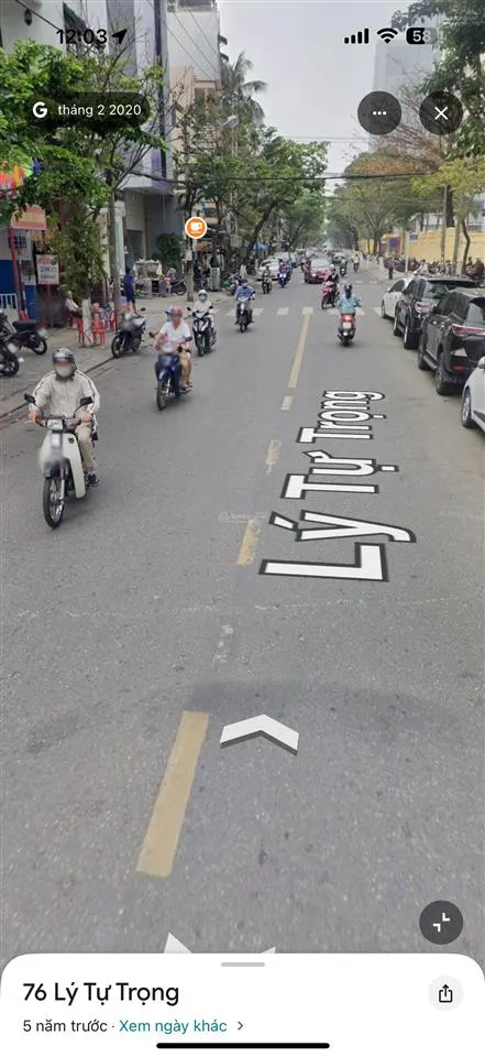Bán lô góc 2 mặt tiền đường lý tự trọng đang cho thuê 50tr dt 135m2 ngang 10m gọi đàm tiến