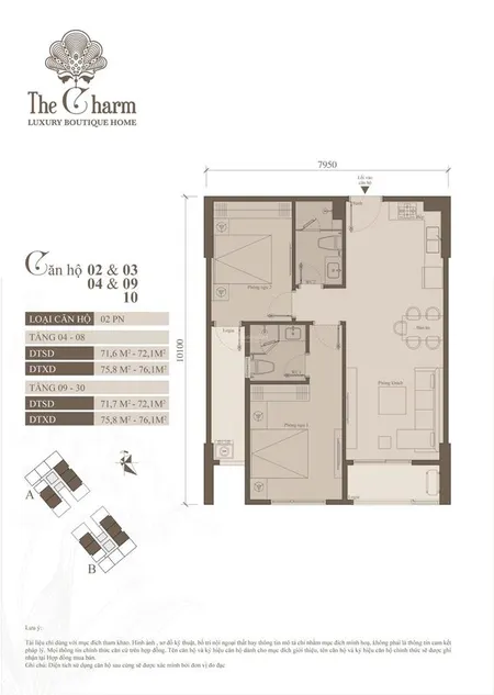 Bán căn đẹp giá tốt the charm an hưng
