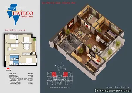 Chính chủ bán căn hộ tầng 25 chung cư hateco hoàng mai, 6,3 tỷ, 90,2m2, đẹp và nhiều tiện ích