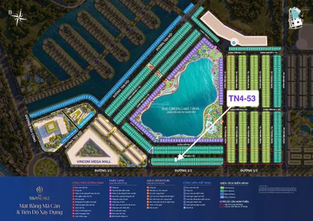 Nhà phố tn453 swan lake vinhomes green city. 90 m2, 1 trệt 3 lầu. 5,6 tỷ. ck 25,1%, tặng xe vf3