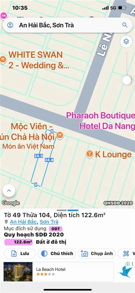 Bán đất đẹp tại lý thánh tông, an hải bắc, sơn trà, đà nẵng, giá cực chất 33 tỷ, 241 m2