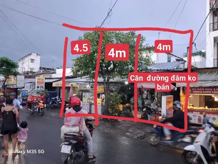 Bán đất mặt tiền chiến lược dt 4x33mphù hợp xây căn hộ kinh doanh mặt bằngkhu sầm uất đông dân