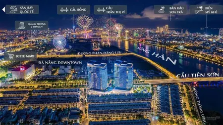 Căn hộ 1pn the meridian view sông hàn tòa nhà 69 tầng & điểm bắn pháo hoa trung tâm đà nẵng