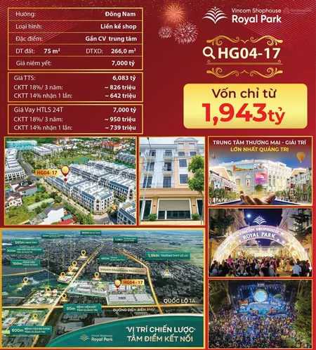 Hết hàng vin đông hà!!! cơ hội cuối cùng sở hữu shophouse ga bắc nam tháng 12/2025