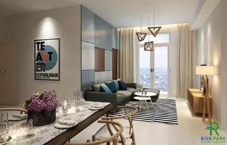 Bán gấp căn hộ riva park, nguyễn tất thành, 7,3 tỷ, 105m2,3pn,2wc,tặng nội thất,.0981 674 ***