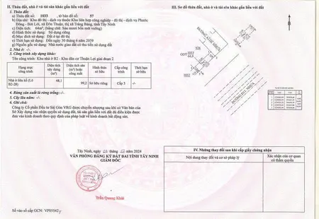 Bán nhà 2 tầng trong kcn phước đông giá chỉ 1,76 tỷ, trả trước 30% công chứng ngay 0938 677 ***
