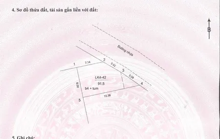 Chính chủ bán nhanh nhà liền kề lk4 lô góc có sổ đỏ, mặt đường 20 m tràng an. phù hợp kinh doanh