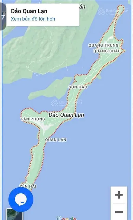 Chuyển nhượng dự án biển quan lạn, vân đồn, quảng ninh diện tích 73,6 ha, rộng 1260m, 430 tỷ