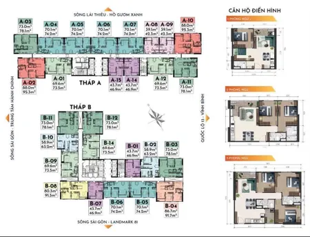 Chính chủ cần bán căn 1pn2pn3pn tầng đẹp view đẹp giá cực tốt