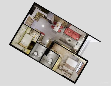 Bán căn hộ 2pn, 2wc giá 1ty85 dự án bcons solary phường tân đông hiệp tphcm gọi 0939 200 ***