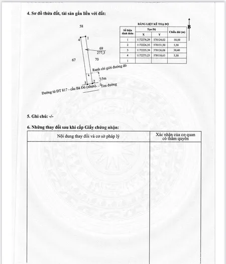 Chính chủ bán 3 lô đất 1.005 m2 đất thổ cư đường đt817 (cầu bà đỏ). giá 2.8 tỷ. 0909 927 ***
