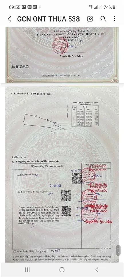 Lô đất thổ cư xã xuân thới đông cũ dt 146m2 (chính chủ)