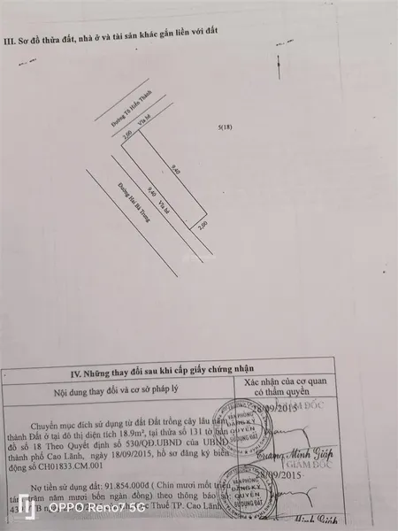 Bán đất chính chủ góc đường hai bà trưng và tô hiến thành. diện tích 117,5 m2