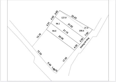 Bán lô đất diện tích 50m2 đường ô tô đỗ trước cửa, gần cảng cạn và ga tàu, vành đai 4