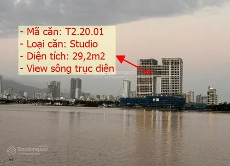 Bán căn studio view sông sun ponte ngay cầu rồng đà nẵng giá rẻ nhất tòa tháng 2/2026 nhận nhà