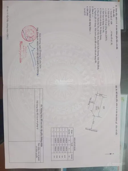 Bán lô đất mặt đường ủy ban xã vũ sơn cũ 158m2, mặt tiền 8m, lô góc 3 mặt giá 3.6 tỷ.