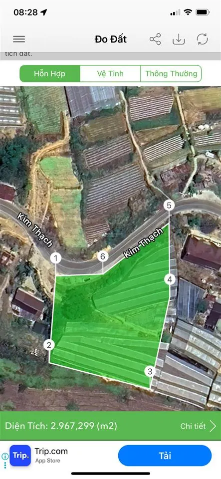 Cần bán 3200m2 p7 đà lạt 30tỷ, cách chợ đêm 6km view thông và tp có 200m2 tc