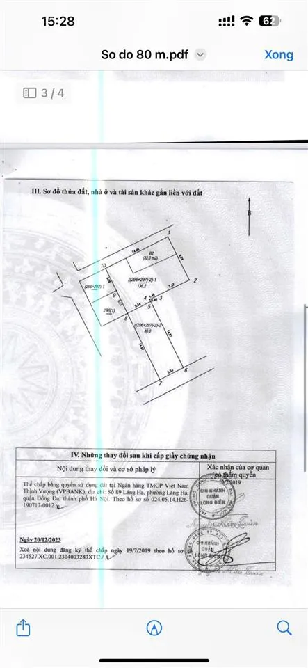 Cần bán lô đất hướng đẹp, diện tích đẹp