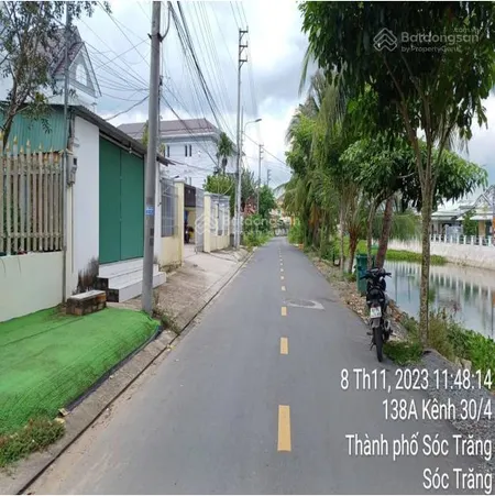 Bán đất 866,8 m, ngang 10m, đường kênh 30/4 phường 6, tp sóc trăng