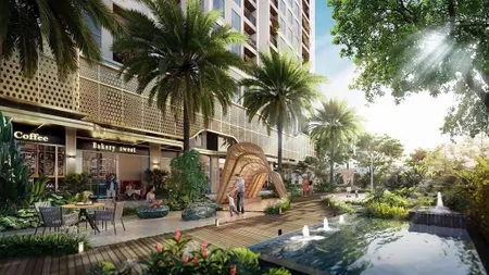 Căn hộ the emerald garden view thuận an 80% căn hộ giá dưới 35 triệu/m2 góp chỉ 0,5%/tháng