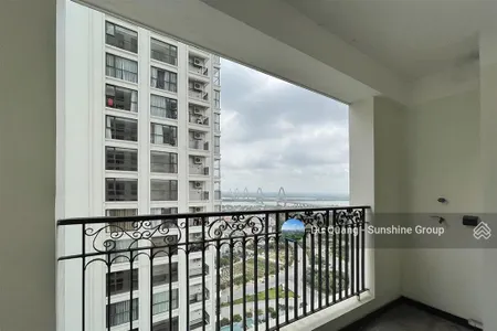 Bán căn 3 ngủ 100m2 sunshine riverside 2 ban công tầng trung view sông + cầu nt + nội khu
