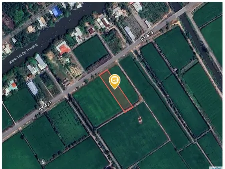 Bán đất 1887m² ngang 20m giá 2.5 tỷ Xã Đức Huệ