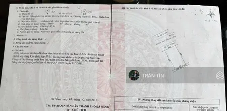 Lô đất mặt tiền đường trần sâm, ngay nhà hàng chân trời góc bể
