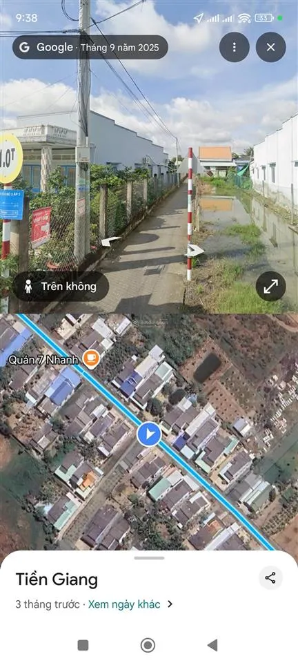 Đất xã tân phước giá rẻ. mặt tiền đường đan