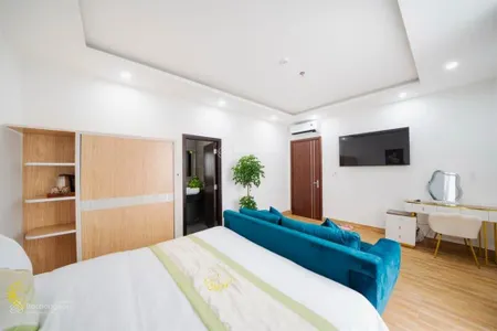 Bán villa 5 tầng mt đường lê lâm, dt 102m, ngang 8.6m, 12 phòng cao cấp cách biển 300m giá 19tỷ6 tl
