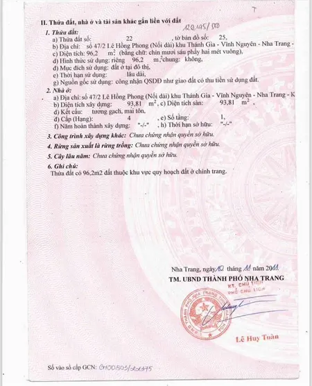 Bán đất tặng nhà cấp 4 căn góc mặt tiền tô hiệu, vĩnh nguyên, khu sầm uất nhất nha trang