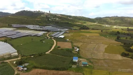 Đất nông nghiệp gần sân bay đà lạt 12km, đối diện đại bảo tháp kinh luân