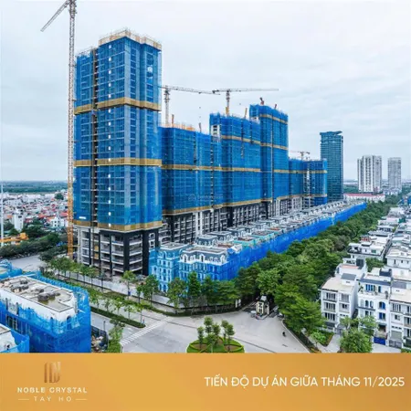 Mở bán căn hộ duplex, sky villas từ 130 300m2 tại noble crystal tây hồ kđt ciputra