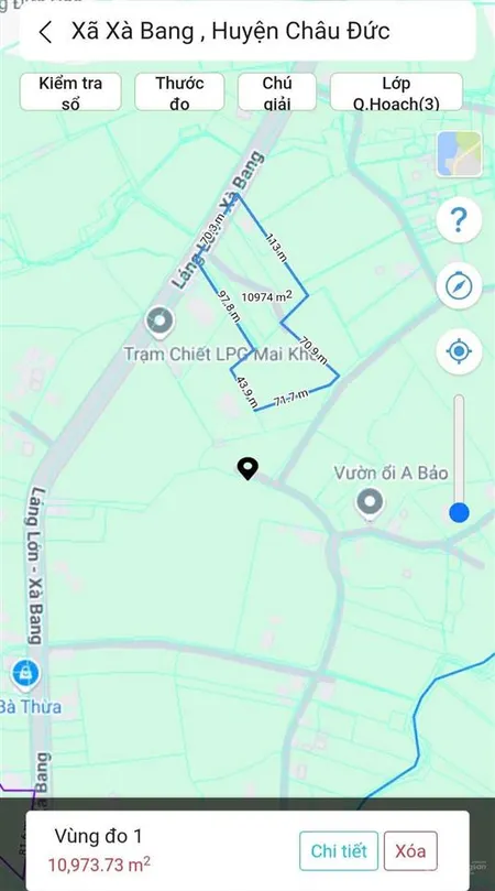 Bán đất mặt tiền đường láng lớn xà bang